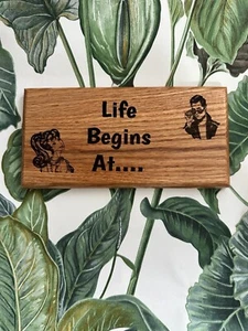 His And Hers Wooden Vintage Plaque Suitable For Hanging Mounting - Picture 1 of 2