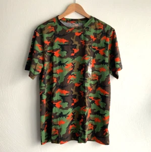 PRL Polo Ralph Lauren Boys Camo T-Shirt XL (18-20) Short Sleeve Crew Black Pony - Picture 1 of 4