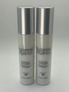 2x Suzanne Somers SUZANNE Organics Everyday Cleanser 4oz Each JUMBO SIZE! - Picture 1 of 4