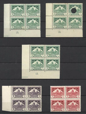 Iraq Irak 1941, 1 'Cloud Flaw', 1 'Cloud Flaw' Punched, 3*Re-Entry Error, 5490  - Image 1 of 4