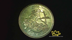 2000 Canada 25 Cent Creativity / October Millennium Quarter - Circulated - Picture 1 of 2