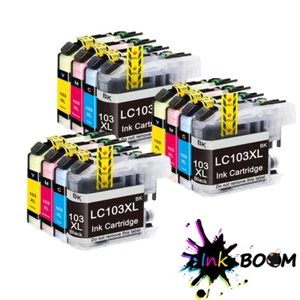 12 tintas se adaptan a Brother LC103 LC103XL MFC-J470DW MFC-J475DW MFC-J870DW MFC-J4510DW - Imagen 1 de 1