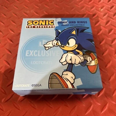 Sonic the Hedgehog Loot Crate Exclusive Figure Sonic and Rings Adult Collectible - Image 1 of 2