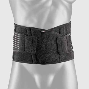 Rückenbandage PRO Schwarz Rückenprobleme Wirbelsäule Halt Rücken Stütze Kintex  - Bild 1 von 12