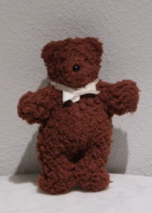 Oso canela North American Bear Company años 80 1986 chirrido marrón arco oso 9"" - Imagen 1 de 8