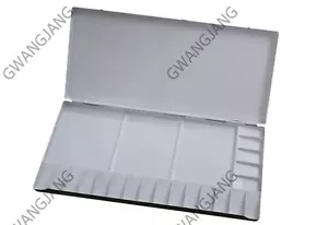 HEUNG IL Aluminum Watercolor Palette 20 Well AL 420 No.420 Metal 303 x 137 mm A - Picture 1 of 2