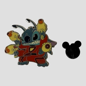 Disney Stitch 2008 Pin - Red Stitch with Laser Cannons - Retired Lilo And Stitch - Picture 1 of 5