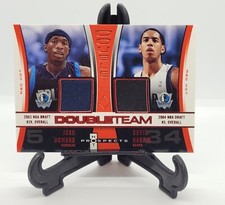 2006-07 Fleer Hot Prospects Josh Howard Devin Harris Red Hot Dual Jersey /25