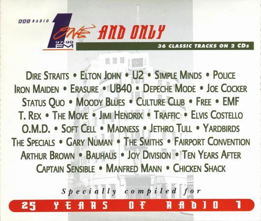 Compilation - One and Only 25 Years Of Radio 1 - Double Cassette NEW - Image 1 of 1