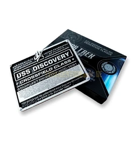 Eaglemoss Star Trek USS Discovery Widmungsplakette 23x16cm Wanddekoration - Picture 1 of 2