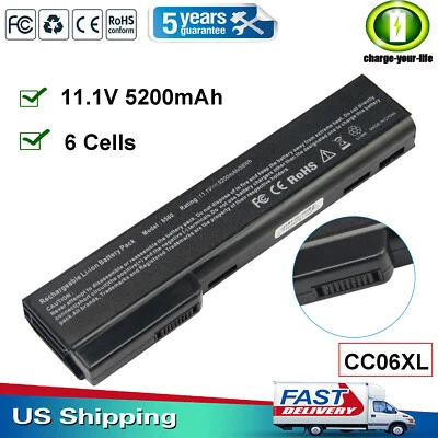 Batería para HP EliteBook 8460p 8460w 8470p 8570p ProBook 6360b 6460b 6470b CC06 Foto 1 de 4