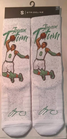 Strideline Jayson Tatum Boston Celtics Socks M/L Cover