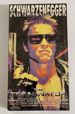 The Terminator (VHS, 1991) Original Factory Sealed New Hemdale - Nice Condition - Image 1 of 4