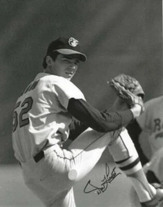 Signed 8x10 DON HOOD Baltimore Orioles Autographed photo- COA  - Picture 1 of 1