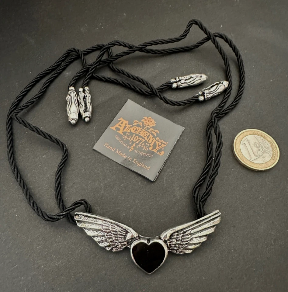 Pendente COEUR NOIR ALCHEMY GOTHIC - Immagine 1 di 3