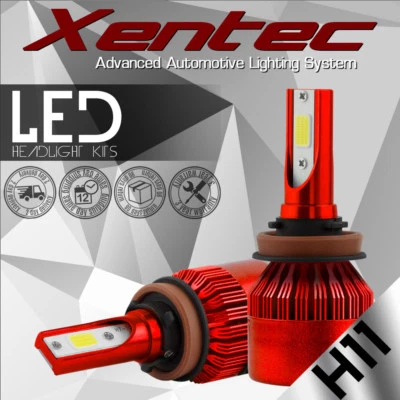 XENTEC LED HID Headlight Conversion kit H11 6000K for 2005-2009 Saab 9-7x - Image 1 of 4