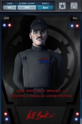 Topps Star Wars Card Trader 2023 Imperial Forces Admiral Kassius Digital Card - Image 1 of 3