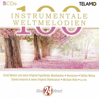 100 INSTRUMENTALE WELTMELODIEN - 5 CD - VARIOUS ARTISTS - Bild 1 von 2