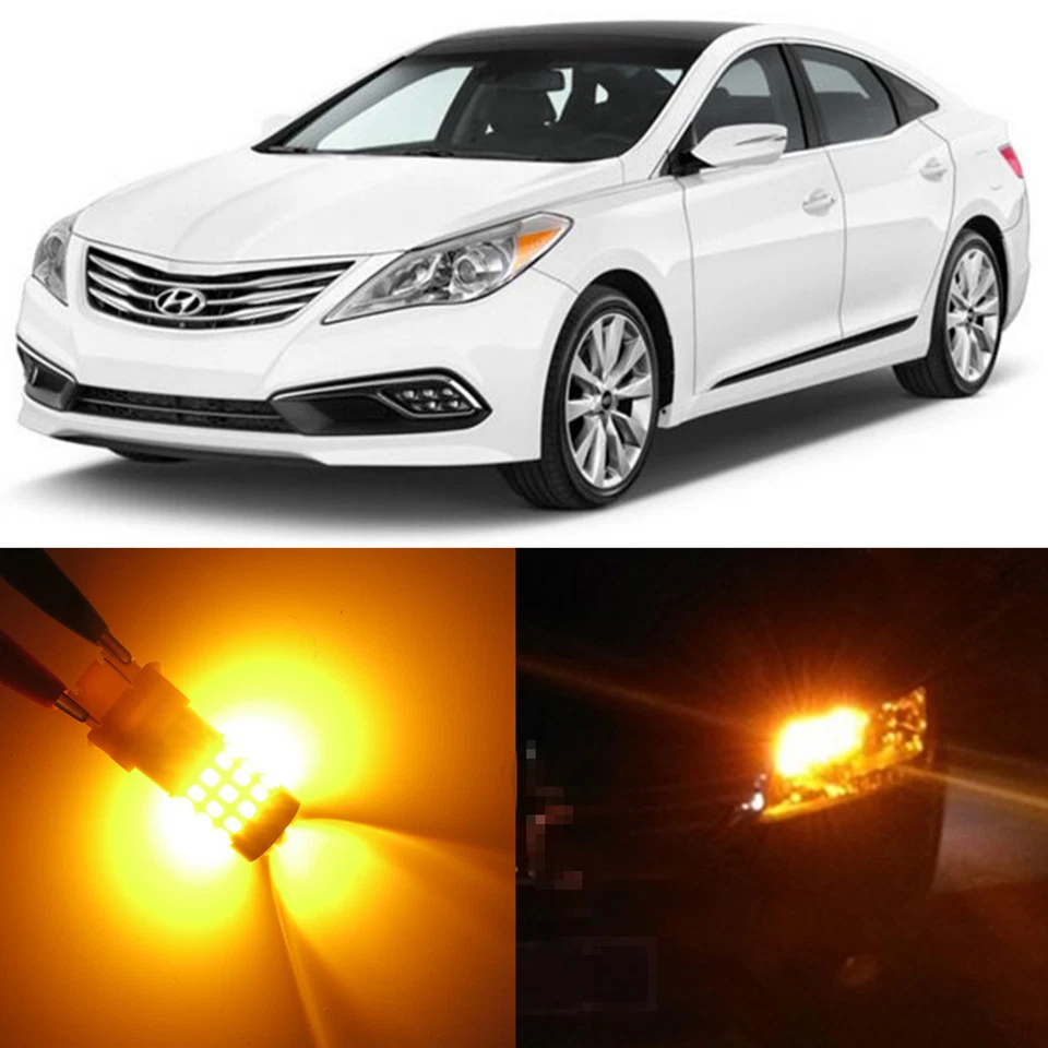 Luz de señal de giro trasera Allá Lighting bombillas LED ámbar para Hyundai Azera 2006~2016 Foto 1 de 4