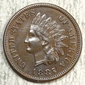 1885 Indian Cent, Choice Extremely Fine, Better Date 0514-06 - Picture 1 of 4