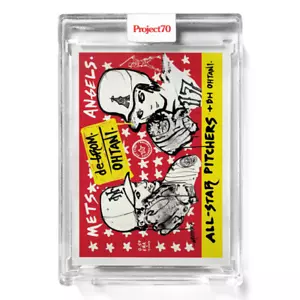 Topps Project 70 2021 Jacob Degrom Shohei Ohtani #ASG3 de Gregory Siff - Imagen 1 de 2