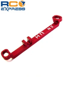Hot Racing Aluminum Steering Link Short +2 Deg (Red) - Kyosho Mr-03 KMT49SP2 - Picture 1 of 2
