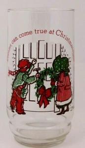 Vaso Coca-Cola Holly Hobbie Vintage Feliz Navidad 1978 Edición Limitada Sin Usar - Imagen 1 de 5