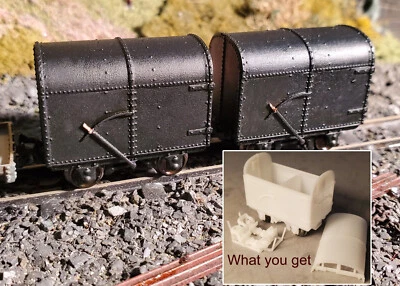 BROOKS MODELS OO9/009 Ffestiniog Oakeley Quarry Gunpowder Van Wagon wheels HO9 HOe Dundas