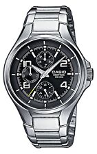 Casio Silver Mens Multi Dial Watch Edifice EF-316D-1AVEG