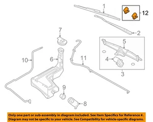 FORD OEM F-350 Super Duty Windshield Wiper Washer-Nozzle Spray Jet BC3Z17603A - Picture 1 of 2
