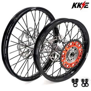 KKE 21/19 Cast Dirt Bike Wheels for 2000-2002 KTM SX 125 200 250 300 400 520 Rim - Picture 1 of 15