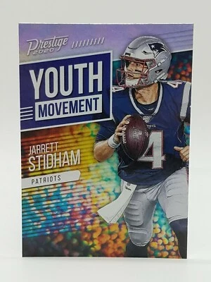 2020 Prestige Jarrett Stidham Youth Movement #YM-JS New England Patriots 🔥🔥 - Image 1 of 2