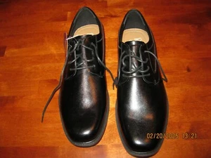 NEW NWT Croft And Barrow Ortholite KOHL'S RN#120713 Black Dress Shoes Mens 11 M - Picture 1 of 5