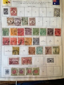 Francobolli Australia - 161 in fogli di album come da foto, includono francobolli di valore superiore - Foto 1 di 9