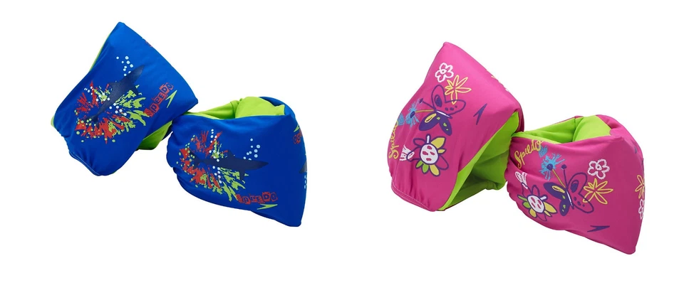 Brazaletes de tela SPEEDO para aprender a nadar flotadores ajuste cómodo 2-12 años 110 lb 7570525 Foto 1 de 1