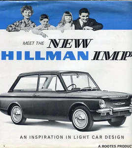 Hillman Imp UK Marktteil Farbe Verkaufsprospekt 1072/H - Bild 1 von 1