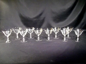 Juego de 10 vasos Cambridge Caprice Low Sherbet - Imagen 1 de 11