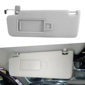 Car Gray Sun Visor W/Mirror Fit For E For Golf T Roc T Cross 2019 2021 - Picture 1 of 12
