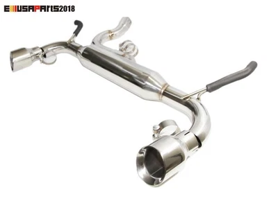 Silenciador de escape trasero doble eje EMUSA 2.5"SS para 07-17 Jeep Wrangler JK 2/4DR Foto 1 de 4