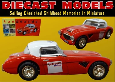 AUSTIN HEALEY 3000 Mk1; HISTORIC RALLY CAR 1:43 SCALE VANGUARDS DIECAST NEW +BOX - Image 1 of 4