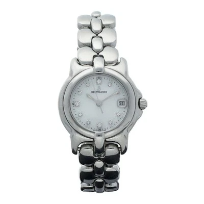 Reloj para mujer Bertolucci Pulchra fecha 083-41A MOP esfera diamante acero 24 mm cuarzo Foto 1 de 4