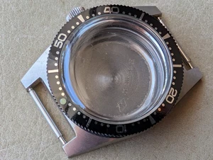 Custodia/lunetta conto alla rovescia/corona/cristallo/barre molla TK All SS vintage anni 60/70 - Foto 1 di 24