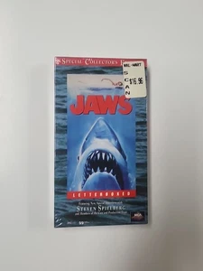 Jaws 1995 Special Collector's Edition VHS Letterboxed Sealed Watermarked - Picture 1 of 6