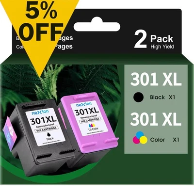 Druckerpatronen Für HP 301 XL Deskjet 1050 2540 2050 A 3050 Envy 4500 4504 5530 - Bild 1 von 4