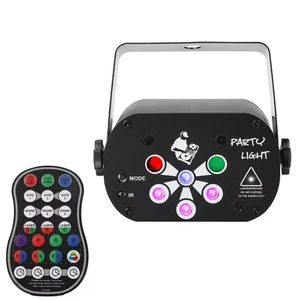 RG Laser + RGB + UV LED 6-Hole Stage Light - DMX512 Auto Sound Control for DJ - Picture 1 of 6