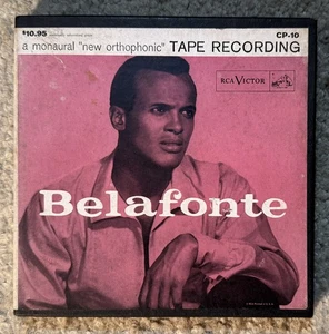 Harry Belafonte Reel to Reel Tape 7.5 IPS 7" 2-Track Mono RCA Victor CP-10 - Picture 1 of 4