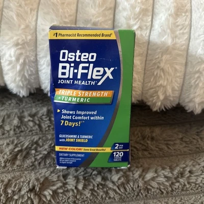 Osteo Bi-Flex Salud Articular Triple Fuerza + Cúrcuma - 120Ct *CADUCIDAD 01/28 Foto 1 de 4