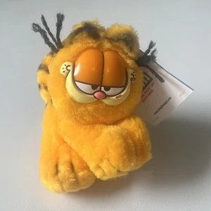Garfield Plush Hugger 4" Clip On Grabber Toy March of Dimes GUM 2001 with Tags - Picture 1 of 4