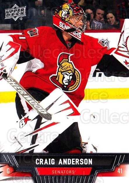 2013-14 Upper Deck #43 Craig Anderson - Image 1 of 1