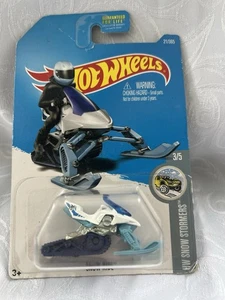 2017 Hot Wheels SNOW RIDE #21 US✰weiß/blau Ski✰SNOW STORMERS✰ Case B - Bild 1 von 6